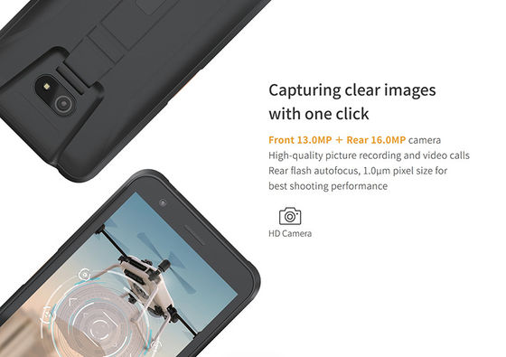 Polvo inalámbrico del PDA PDA de BT5.0 64G 430Nits Android resistente