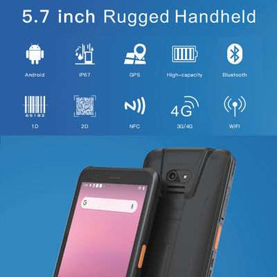 Polvo inalámbrico del PDA PDA de BT5.0 64G 430Nits Android resistente