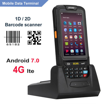 PDA rugoso PDA, 480x800 4 pulgada PDA Android 7,0 de IP65 16G