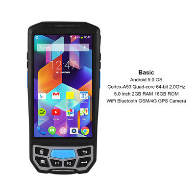 PDA PDA, pulgada PDA de IP66 64bit Android de GMS 720x1280 5
