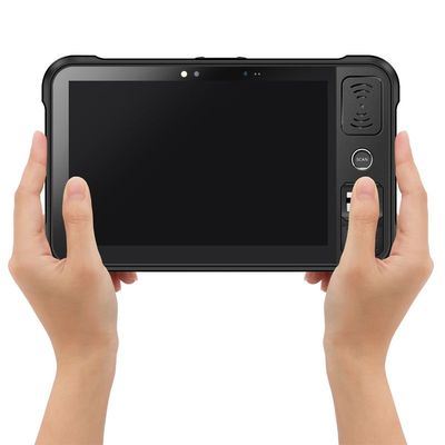 IP65 4G LTE 8 Tablet PC 8000mAh de Android de la pulgada con la exploración de la huella dactilar de la frecuencia ultraelevada