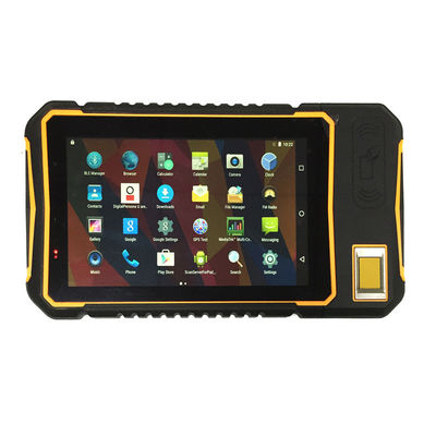 lector del escáner RFID del código de barras del Tablet PC de 10000mAh 1024x600 Android 7,0