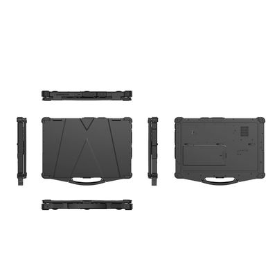 Tableta rugosa 2000mAh del ordenador portátil de Bluetooth I5-8250U RJ45 Windows 10