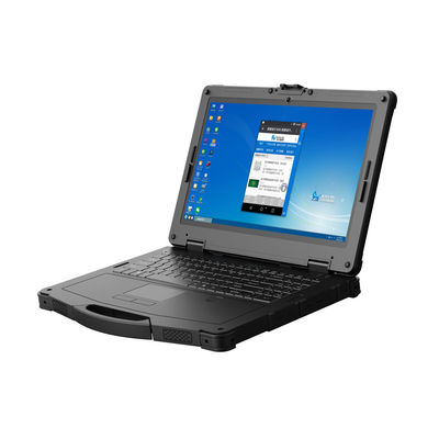 Tableta rugosa 2000mAh del ordenador portátil de Bluetooth I5-8250U RJ45 Windows 10