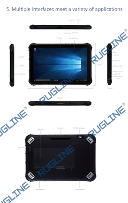 CPU rugosa Z8350 de la tableta de Windows del 16:10 con la ayuda ISO/IEC de NFC