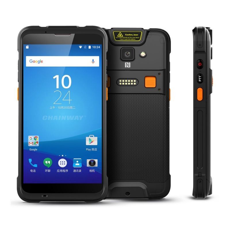 5,5 OS de Portable Android 9,0 del lector de la frecuencia ultraelevada RFID de la gama larga de la pulgada 1440x720