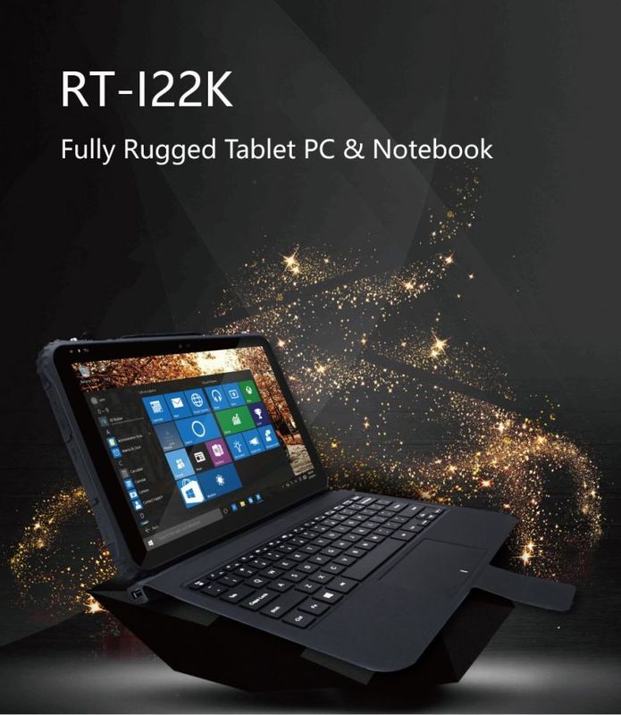 Batería rugosa de la tableta 6300mAh del RJ45 Windows 10, 8GB RAM Tablet Windows 10 4G LTE